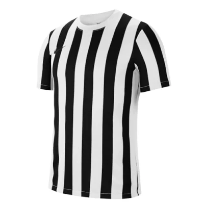 Abbildung von Nike Herren Striped Division Iv Jersey S/S Shirt, White/Black/Black, S EU