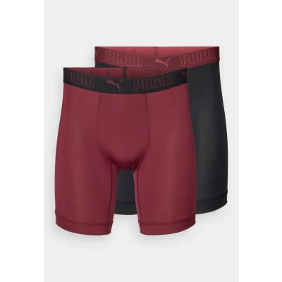Abbildung von PUMA Boxershorts »PUMA MEN SPORT MICROFIBER LONG BOXERS 2P«, (Packung, 2er Pack), mit Logo Bund