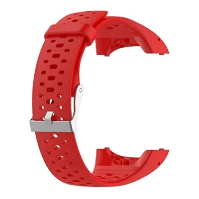 Abbildung von INF Armband für Polar M400/M430, Rot Silikon Ersatzarmband kompatibel mit M400/M430 Armband, Laufuhren Sport Band Männer Frauen