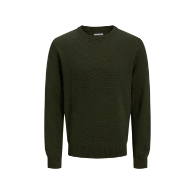 Abbildung von Jack &amp; Jones Eglobe CREW NECK Strickpullover, Herren, Größe: XXL, Duffel bag