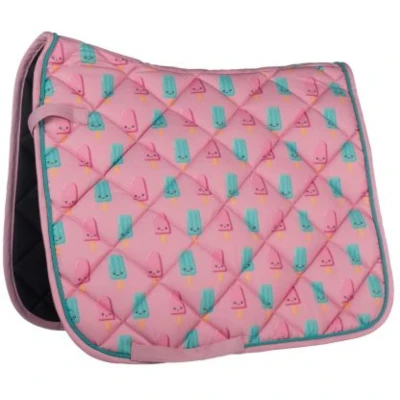 Abbildung von HKM Schabracke Naples Dressur Magenta/Aqua