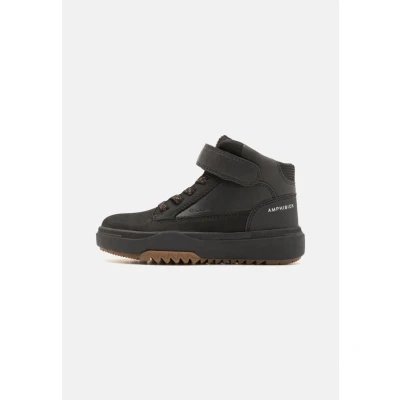 Abbildung von Geox Bunshee BOY ABX Schnürstiefelette für Kinder, Größe: 35, Black Schuhe