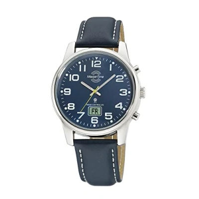 Abbildung von Master Time Funk Quarz Herren Uhr Analog mit digitalem Datum Leder Armband MTGA 10815 31L