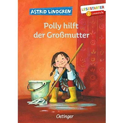 Abbildung von Polly hilft der Großmutter: Lesestarter. 2. Lesestufe. Schöner Kinderbuch Klassiker aus Schweden zum Lesen lernen in Weihnachtszeit für Erstleser ab 7 Jahren