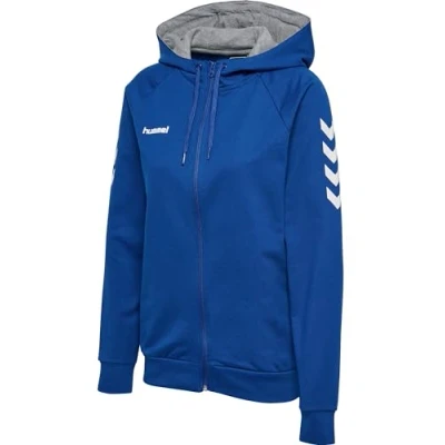 Abbildung von Hummel Damen Hmlgo Cotton Zip Hoodie Woman Kapuzenpullover, True Blue, XXL EU