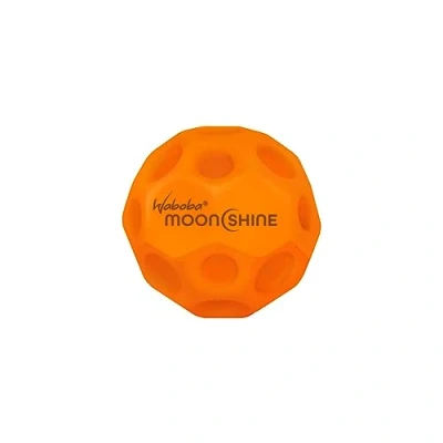 Abbildung von Waboba Unisex Erwachsene Moonshine Leuchtball, Moon, Hyper Bouncy im Dunkeln Leuchtend, Extra Sprungkraft Ball Orange, One Size