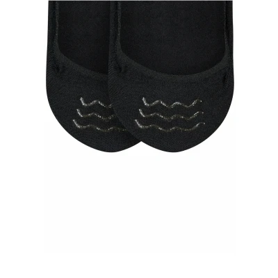 Abbildung von Esprit Cotton 2PACK Invisibles UNI Füßlinge, Damen, Größe: 39 42, Black