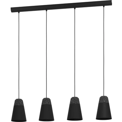 Abbildung von Eglo 99545 Hängeleuchte CANTERRAS schwarz grau, weiss L:97,5 B:15 H:110cm dimmbar