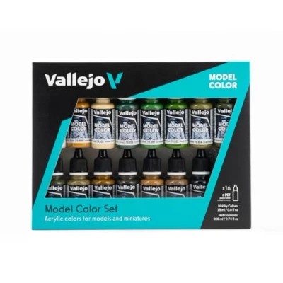 Abbildung von Vallejo 070109 Farbset, Alliierte Farben, WWII, 16 x 17 ml, ml (16er Pack)