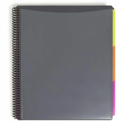 Abbildung von Smead Poly Projekt Organizer mit 24 Fächern, 1/3 Schnitt, BriefgröÃŸe, Grau hellen Farben (89206)