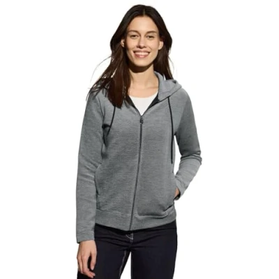 Abbildung von Cecil Twotone Sweatjacke, Damen, Größe: Large, Grün
