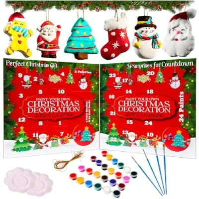 Abbildung von KreativeKraft DIY Dekoration Adventskalender 2024 Kreiere Deine eigene Deko zum Advent