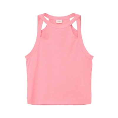 Abbildung von s.Oliver Junior Mädchen 2146128 Top Mit Cut Outs, 6006, 164 EU