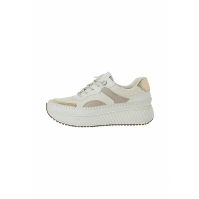 Abbildung von Marco Tozzi Sneaker low, Damen, Größe: 37, White gold Textil/synthetik