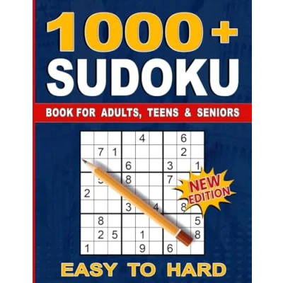 Abbildung von 1000+ Sudoku Puzzles for Adults: A Book With More Than 1000 from Easy to Hard adults.