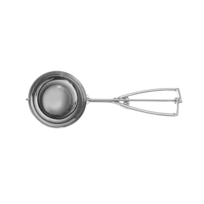 Abbildung von HENDI Eisportionierer Stöckel 1/100 ø 3 cm Edelstahl für Eiskugeln mit Kugel Auswurf spülmaschinenfest