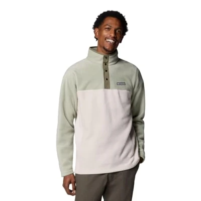 Abbildung von Columbia Steens MOUNTAIN HALF SNAP Fleecepullover, Herren, Größe: Medium, Dark stone/safari