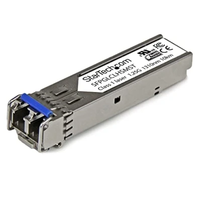 Abbildung von StarTech.com Cisco kompatibles Gigabit SFP Transceiver Modul SM LC Mini GBIC bis 10Km Glasfaser mit 1310nm 1000Base LH