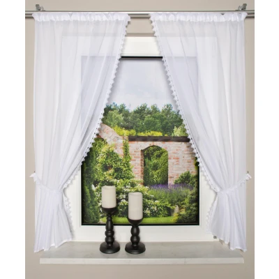 Abbildung von HOME WOHNIDEEN Scheibengardine »LEONA«, (2 St.), HxB: 125x75