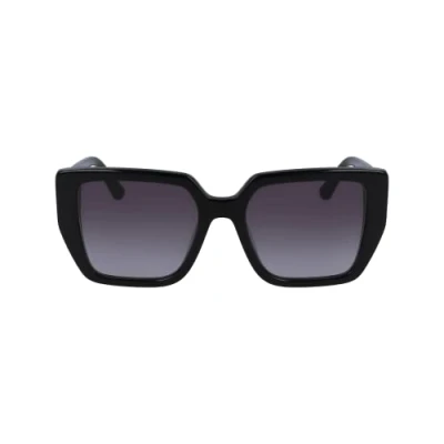 Abbildung von KARL LAGERFELD Unisex KL6036S Sonnenbrille, 001 Black, One Size
