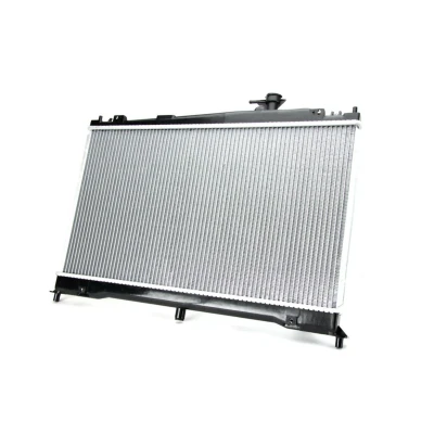 Abbildung von THERMOTEC D73010TT Kühler, Motorkühlung Aluminium, Kunststoff für Fahrzeuge mit/ohne Klimaanlage 375 699 16 Schaltgetriebe Kühlrippen gelötet