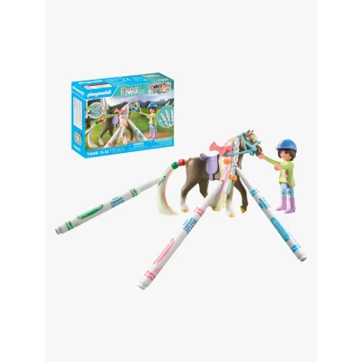 Abbildung von Playmobil 71640 Horses of Waterfall Kreativset mit Pferd und Stiften