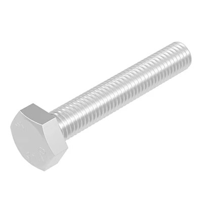 Abbildung von SECCARO Sechskantschraube M10 x 60 mm, Edelstahl V2A VA A2, DIN 933 / ISO 4017, Außensechskant, 20 Stück