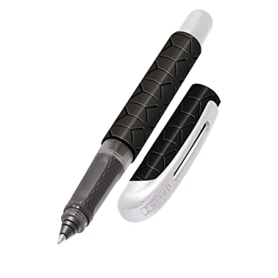 Abbildung von Online Tintenpatronen Rollerball College Black Style, Stift für Rechtshänder und Linkshänder, ergonomisches Griffstück, Tintenroller, Standard