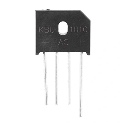 Abbildung von KBU1010 Brückengleichrichter Brücke Blei Diode 1000V 10A Diodenbrücke für elektronische Schaltungen/Haushaltsgeräte(5 Stück)