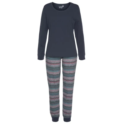 Abbildung von Vivance Dreams Pyjama, (2 tlg.), mit buntem Zick Zack Muster