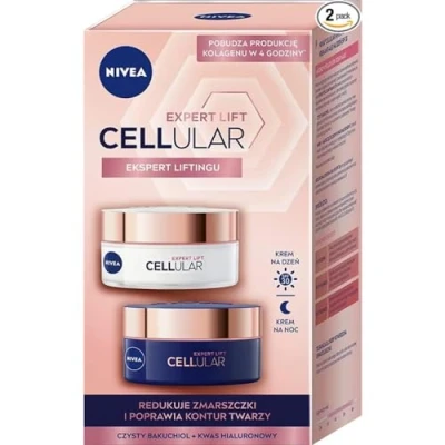 Abbildung von NIVEA 2er Pack Cellular Expert Lift Anti Faltcremes Set für Tag und Nacht SPF 30, 2x50ml