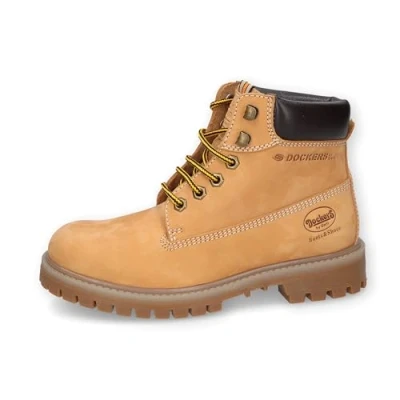 Abbildung von Dockers by Gerli Schnürstiefelette, Damen, Größe: 37, Golden tan Schuhe