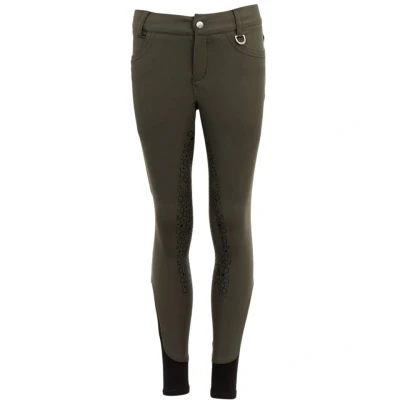 Abbildung von BR Reithose 4 EH Marissa Silikon Besatz Forest Green 164