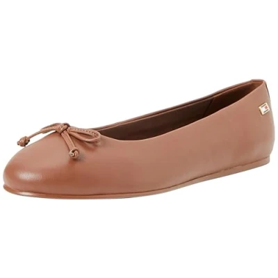Abbildung von Tommy Hilfiger Essential CHIC Klassischer Ballerina, Damen, Größe: 37, Brown Schuhe