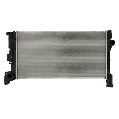 Abbildung von NISSENS 606564 Kühler, Motorkühlung Aluminium 653 334 26 Kühlrippen gelötet