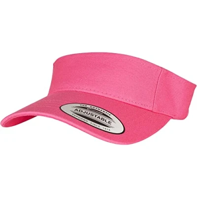 Abbildung von Flexfit Snapback Curved Visor Cap, Größe: One Size, Cosmo pink