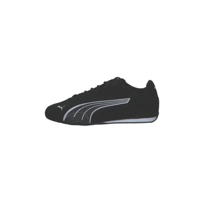 Abbildung von PUMA Unisex Catch Suede Sneaker, Black x White, 38.5 EU
