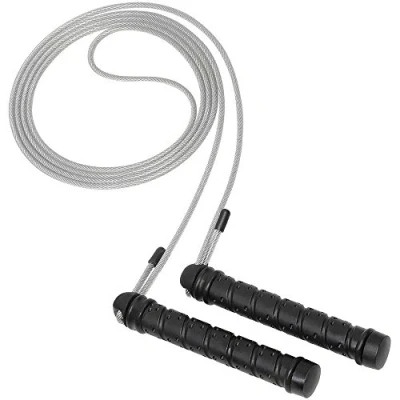 Abbildung von Deuser 121011 Weight Rope Springseil, Silber, One Size