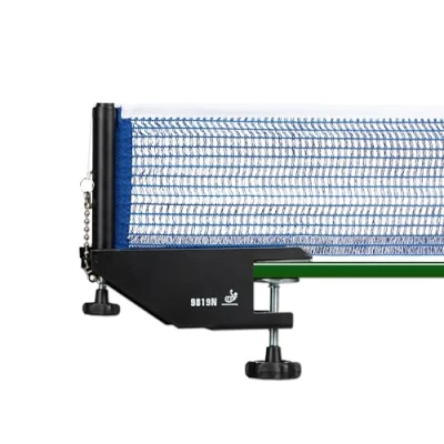 Abbildung von Relaxdays Unisex Metall Professional Hb: 19,2 x 23,5 cm Tischtennisgarnitur Ping Pong Tischtennisnetz, blau, 15 169.5 EU