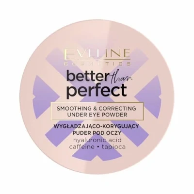 Abbildung von Eveline Cosmetics Better Than Perfect Glättendes &amp; Korrigierendes Unter Augen Puder Vegan Serie Lang anhaltender Satin Finish
