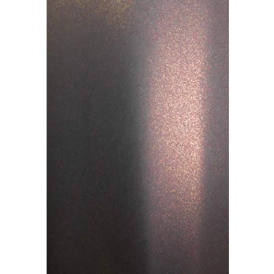 Abbildung von Netuno 20x Bastel Karton Perlmutt Schwarz Kupfer DIN A4 210x 297 mm 250g Aster Metallic Black Cooper Perlmuttkarton glänzend Pearlkarton Perl Glanz Effektkarton Perlmuttglanz Papier