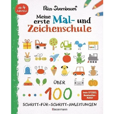Abbildung von Meine erste Mal und Zeichenschule. Ab 4 Jahren: Über 100 Schritt für Anleitungen