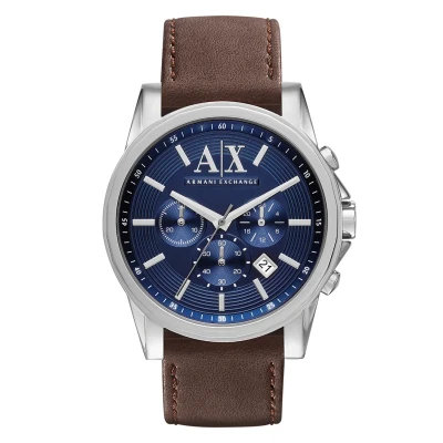 Abbildung von Armani Exchange Chronograph, Herren, Größe: One Size, Dunkelbraun