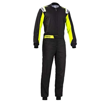 Abbildung von Sparco 002343NRGF4XL Rookie Kartanzug. Mit elastischem Rückenband, Schwarz, Größe XL