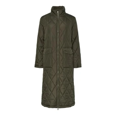 Abbildung von pieces Steppmantel »PCMAILEY LONG QUILTED JACKET NOOS BC«