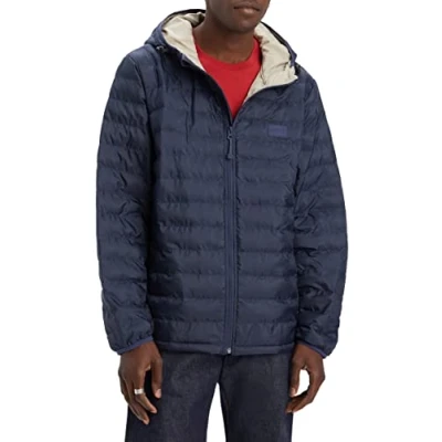 Abbildung von Levi&#039;s Herren Pierce Packable Jacke, Peacoat, L