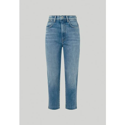 Abbildung von Pepe Jeans UHW 7/8 Slim Fit, Damen, Größe: 26, Denim