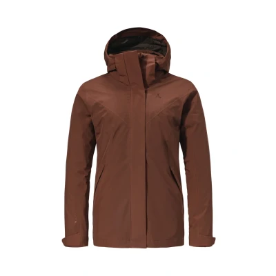 Abbildung von Schöffel Regenjacke / wasserabweisende Jacke, Damen, Größe: 42, Braun