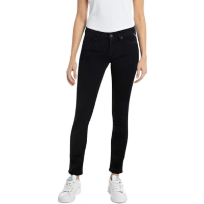 Abbildung von Replay Damen Jeans New Luz Skinny Fit, Black 098 2 (Schwarz), 26W / 28L
