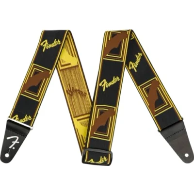 Abbildung von Fender© Weighless 2&quot; Mono Strap, Bk/Y/Br, XL